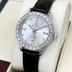 Women’s Minimalist Fashion Quartz Watch Diamond Bezel Watch for Ladies