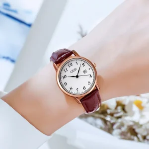 Women’s Quartz Calendar Waterproof Classic Ladies’ Wristwatch Factory
