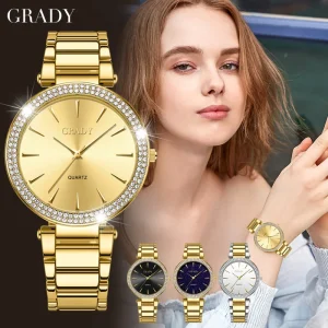 Women’s Quartz Watch Elegant Classic Fashion Dress Waterproof Wristwatch