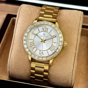 Women’s Quartz Watch Stainless Steel Case Strap Waterproof 3BAR 35mm Dial Luminous Wristwatch