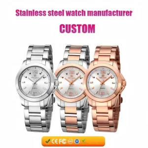 Women’s Quartz Watch Stainless Steel Strap Minimalist Dial Waterproof Luminous Business Casual Wristwatch