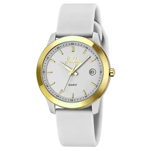 Women’s Quartz Wristwatch with Silicone Strap and Custom Logo