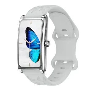 Women’s Smart Bracelet IPS Waterproof Heart Rate Blood Pressure Blood Oxygen Monitoring Sports Watch 7-14 Days Battery Life