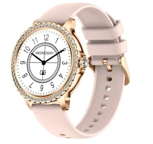 Women’s Smartwatch for Talk AI Assistant Life Waterproof Sports Android/iOS Alarm 1.3inch Screen