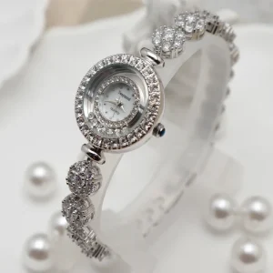 Women’s Watch Alloy Quartz Waterproof 3ATM Steel Color