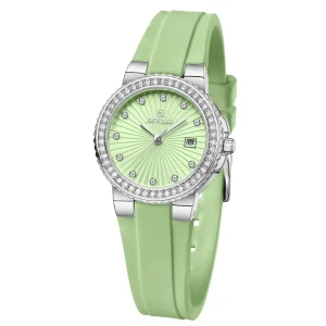 Women’s Watch Luxury Fahion Quartz Watch for Women with Calendar Silicone Band Business Lady Waterproof Wristwatch