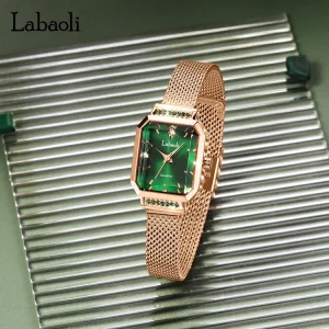 Women’s Watches, Stainless Steel Straps, Square Dials, Quartz Movement, Casual Wear