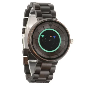 Wooden Watch Factory Full Sandalwood Strap Vintage Casual Solid Wood Watch