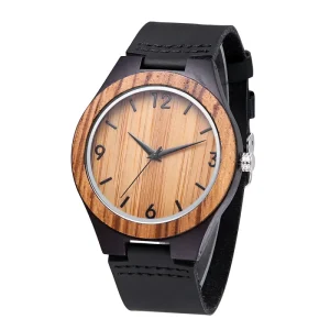 Wooden Watch with Coin Design, Natural Wood, OEM/ODM Supported