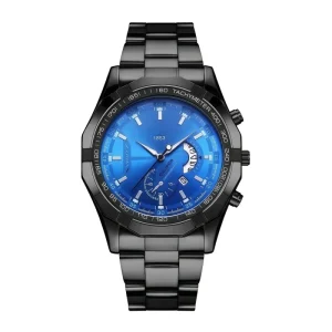 Wrist Watch Men Analog Quartz Wristwatch Elegance Stainless Steel