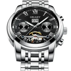 Wrist Watch Men Luxury High Quality Stainless Steel Custom Logo Waterproof Luminous Automatic Mechanical Watch
