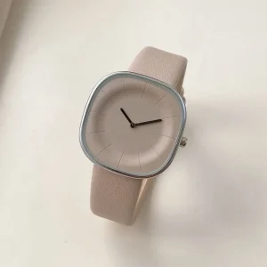 Wristwatch New Design Leather Girl Watch Luxury Wrist Ladies Quartz Watch for Women