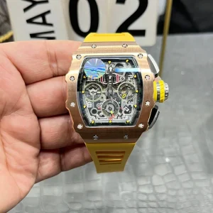 Wristwatch Water Resistance Scratch Resistance Titanium Alloy Case Multi functional Complex Chronograph Men’s Mechanical Watch