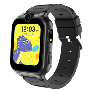 XT16 Square IPS Educational Watch IP67 Waterproof Calendar Black Boys and Girls Smart Watch with 2G SIM Card