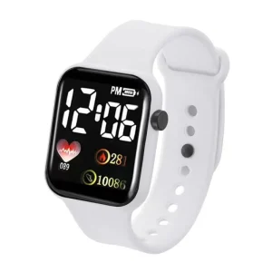 Y1 Fashion Square LED Display Kids Digital Watch for Men Women Girls Boys
