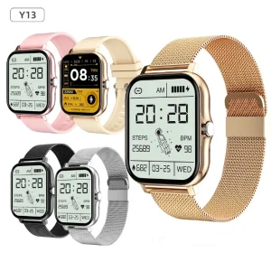 Y13 Digital Sport Smart Watch Heart Rate Sleep Tracker Inteligente Waterproof Android Bracelet CT2 Smart Watch