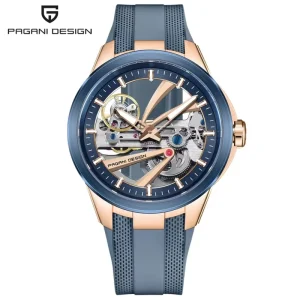 YS030 Alien Hollow Tourbillon Men’s Mechanical Watch Luminous Stainless Steel Transparent Movement Sapphire