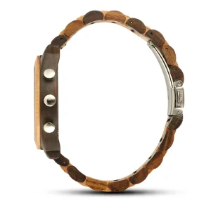 YS5565 Heritage Wooden Watch Timeless Appeal Traditional Craftsmanship Simple Fashion Style in Beech Ebony Quartz Movement