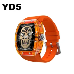 Yd5 Smartwatch for Men and Women Fashion Design Heart Rate Waterproof Fitness Band HD Screen 25 Days Standby