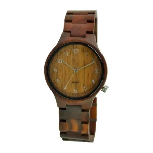 YitiaoYu SN126 Luxury Brand Wood Charm Watch Unisex Analog Pointer Display Eco Friendly 20mm Band Natural Quartz Movement Box