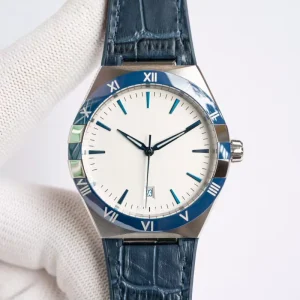 of fully automatic mechanical men’s waterproof leather strap business watches